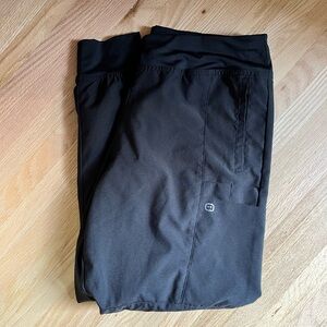 Wonderwink Black Jogger Scrub Pants